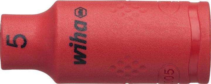 Produktbild Wiha Steckschlüsseleinsatz isoliert, 1/4", Aussensechskant, 5,0 mm (5 mm)