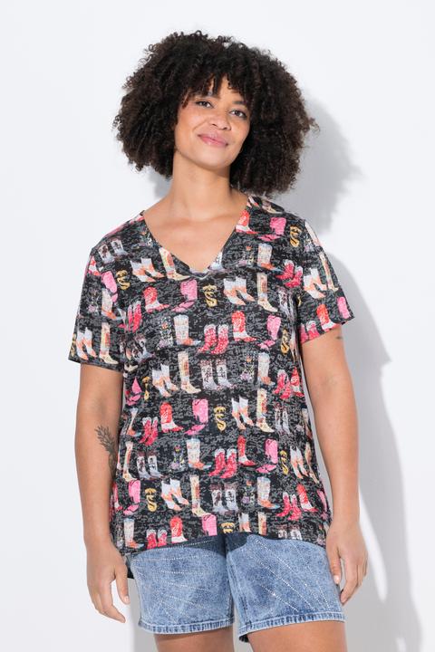 Produktbild Angel of Style T-Shirt, A-Linie, Cowboystiefel (52)
