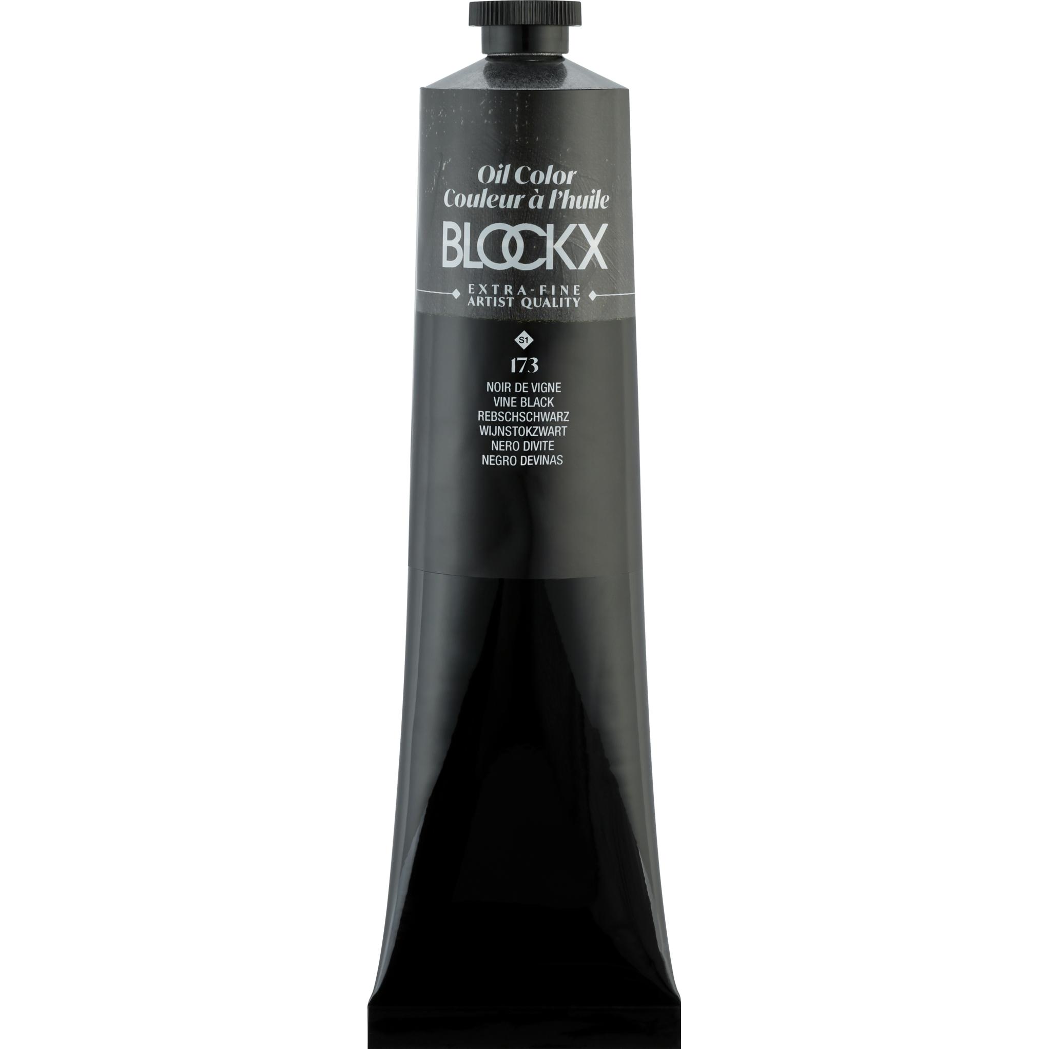 Thumbnail - BlockX, Künstlerfarbe + Bastelfarbe, Extrafeine Ölfarbe (Rebenschwarz, 200 ml)