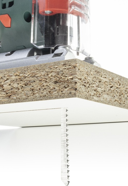 Actual product image wolfcraft 2 HCS Jigsaw Blades, T-Shank, kitchen worktop, clean cut