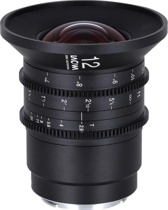 Venus Optic Festbrennweite 12 mm T2.9 Zero-D Cine (Feet) (Canon RF, Vollformat)