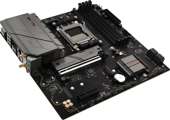 Produktbild Sapphire PULSE B850M WIFI 1xHDMI 1.4 1xDP 1.2 (AM5, AMD B850, mATX)