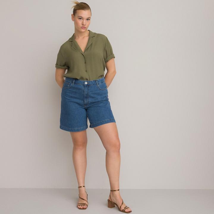 Actual product image La Redoute Collections Jean shorts