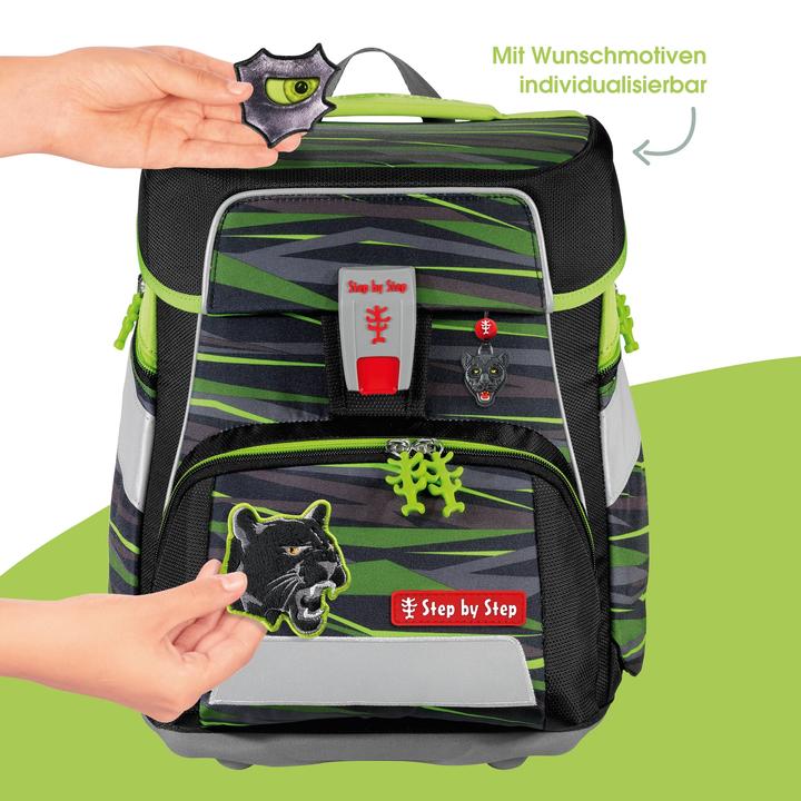 Actual product image Step by Step Schulranzen-Set SPACE „Wild Cat Chiko“, 8-tlg. (20 l)