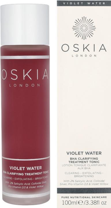Actual product image Oskia Violet Water BHA Clarifying Treatment Tonic (Face toner, 100 ml)