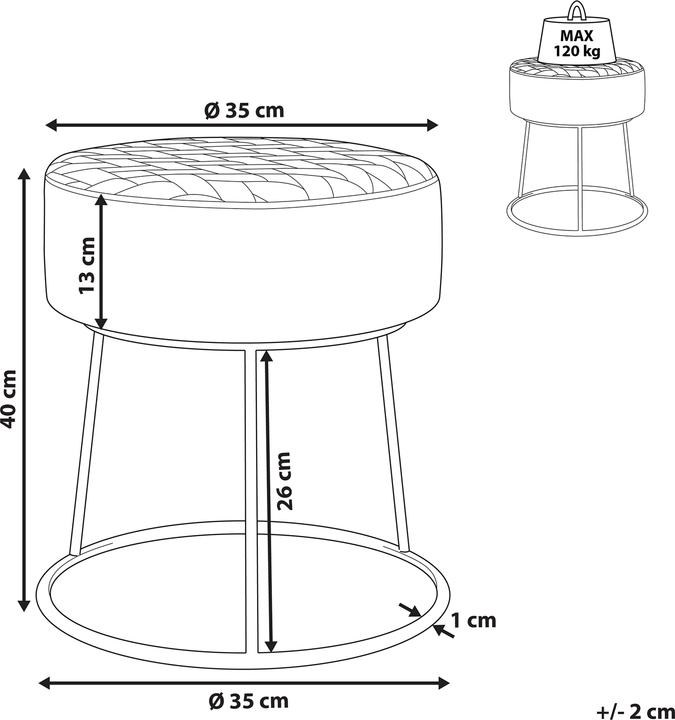 Actual product image Beliani Delco