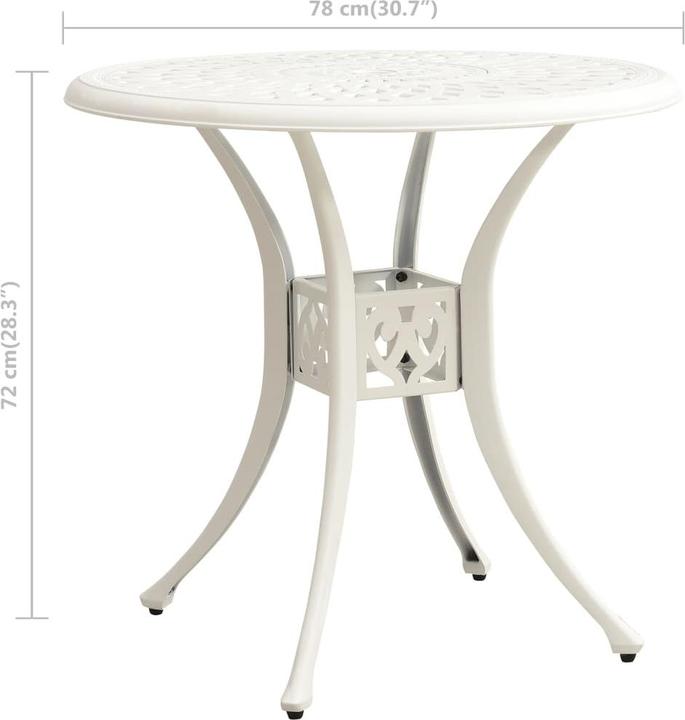 Produktbild vidaXL Gartentisch (78 x 72 cm)