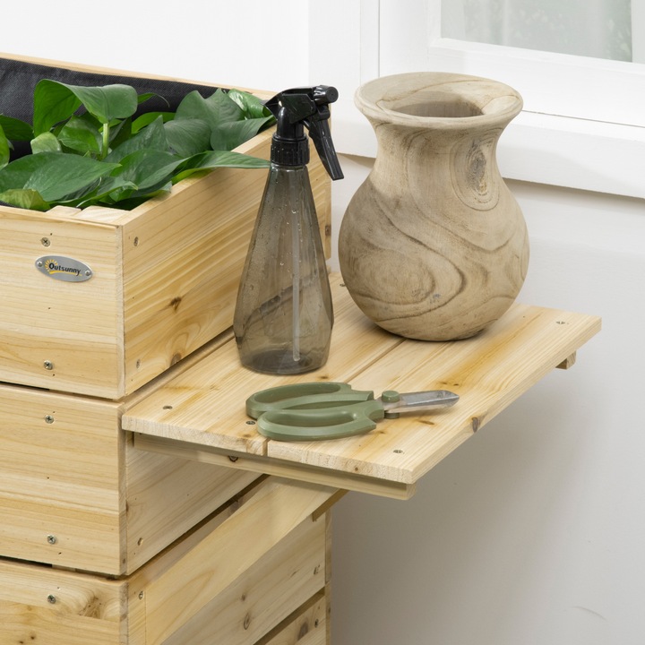 Produktbild Outsunny Hochbeet mit Schrank