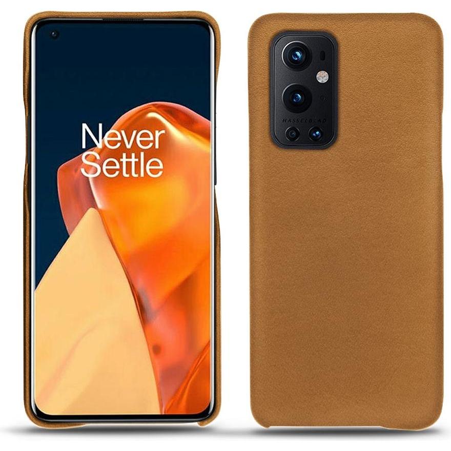 Noreve Lederschutzhülle (OnePlus 9 Pro), Smartphone Hülle, Braun