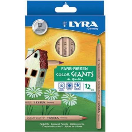 Thumbnail - Lyra, Malstifte, Color-Giants Unlac. Box K12 Basic (Mehrfarbig, 12 x)