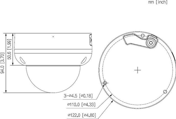 Produktbild Dahua DH-IPC-HDBW3441R-ZAS-S2 4MP IR Vari-focal Dome WizSense Network Camera (2688 x 1520 Pixel)
