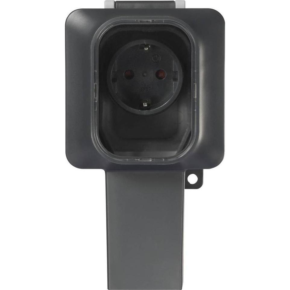 Sygonix, Presa di corrente, SY-6670746 1fach Aufputz-Steckdose abschliessbar, schwenkbare Steckdosen