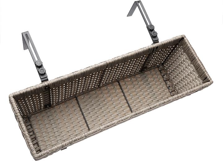 Actual product image Casaria Balcony box (60 x 20 x 19 cm)