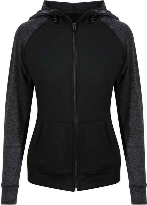 Immagine prodotto Awdis Zoodie Felpa con Cappuccio e Zip Intera Contrasto Donna (XL)