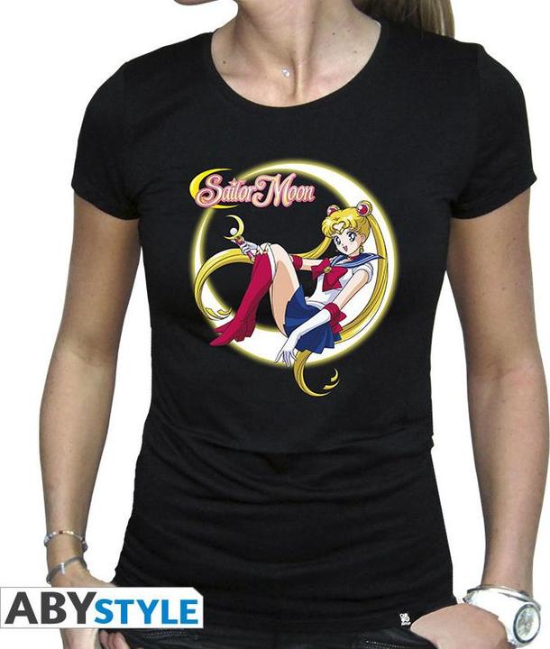 Actual product image ABYstyle SAILOR MOON - Tshirt Sailor Moon woman SS black - basic (S)