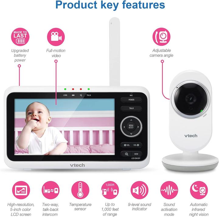 Image du produit VTech VM350 (Babyphone avec caméra, 300 m)