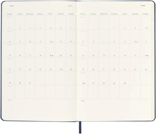 Produktbild Moleskine Notizkalender (A5, Englisch)