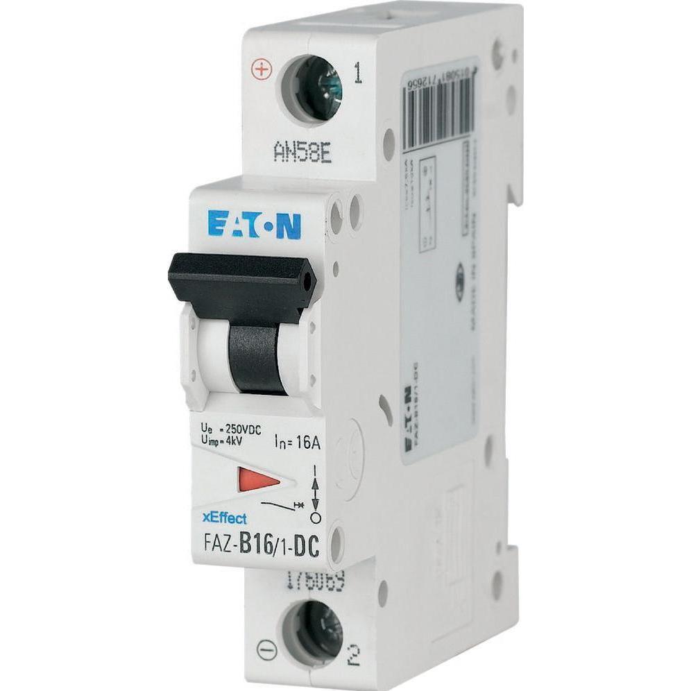 Eaton, Schutzschalter, Leitungsschutzschalter, 4 A, 1p, Charakteristik: B, DC 176065