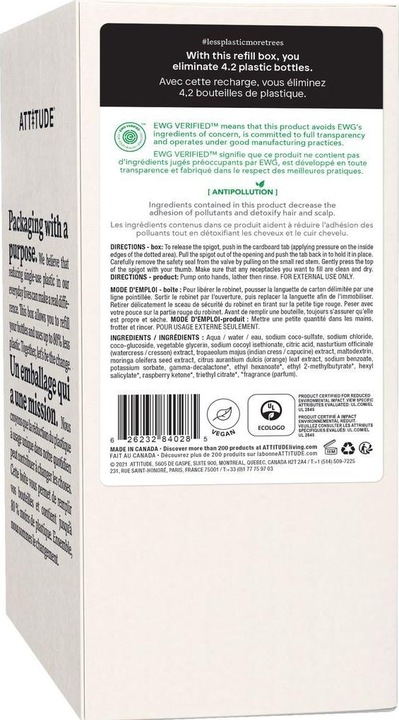 Produktbild Attitude Super leaves (Flüssigseife, 2000 ml)