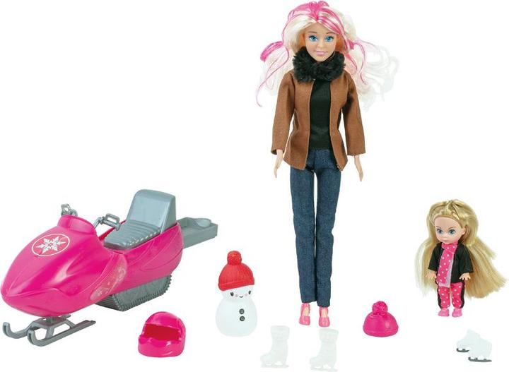 Winfun Poupée mannequin Stéphanie scooter des neiges