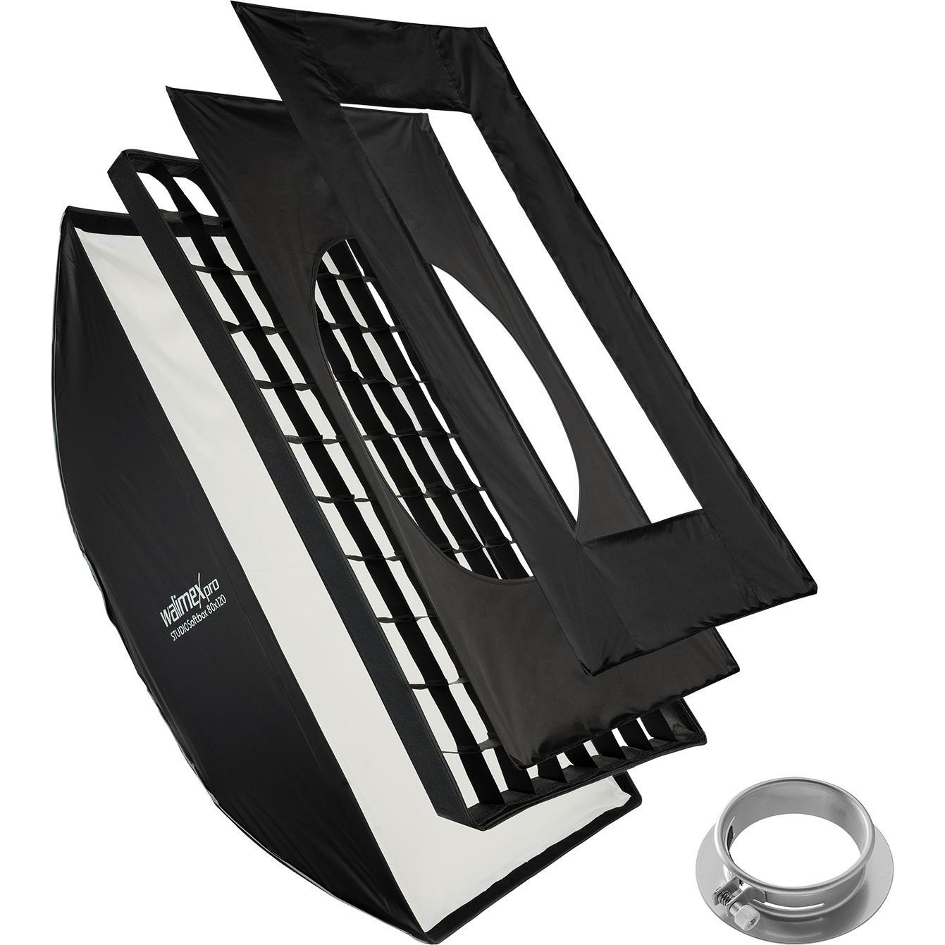 Walimex pro Studio Softbox 80x120 Profoto (Softbox), Softbox + Reflektor
