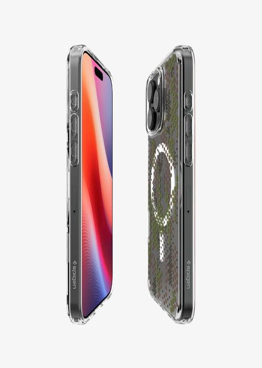 Actual product image Spigen Ultra Hybrid MagFit iPhone 16 Pro Case Digital Camo (Apple iPhone 16 Pro)