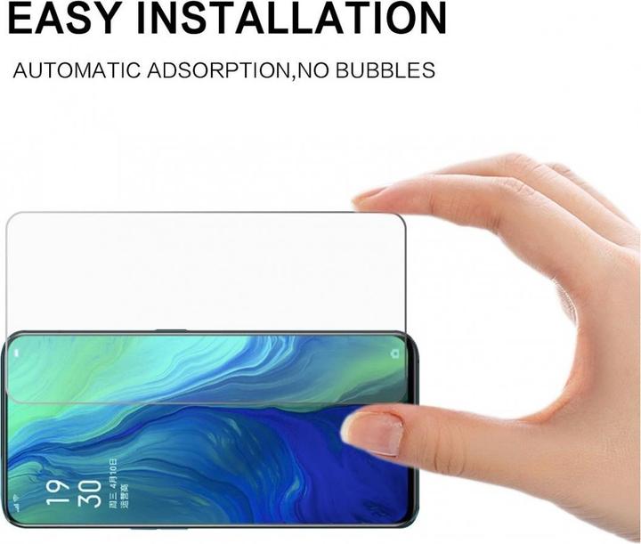 Actual product image Screenguard Oppo Reno 5G 10x Zoom Protective Glass Film Case Friendly Design (1 pcs., Oppo Reno 10x Zoom)