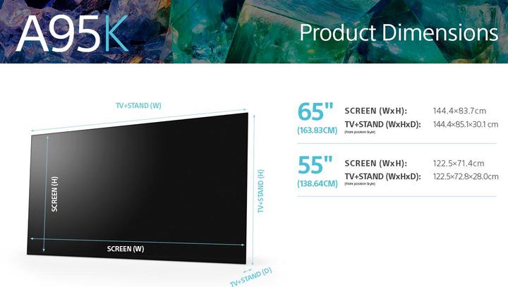 Produktbild Sony OLED XR-65A95K (65", A95K, OLED, 4K, 2022)