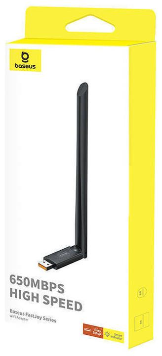 Actual product image Baseus Adapter WiFi FastJoy 650Mbps (czarny) (USB)