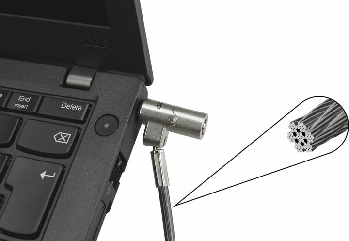 Produktbild Dicota Sec.Cable Nano Lock Ultra Slim masterk.2. slot
