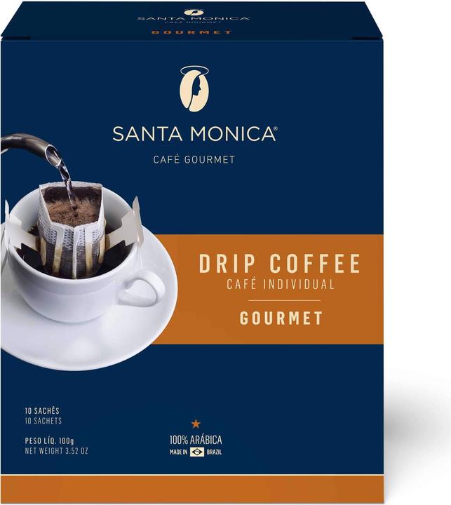 Actual product image Santa Monica Drip Coffee Gourmet 10 sachets (Medium roast, 300 g)