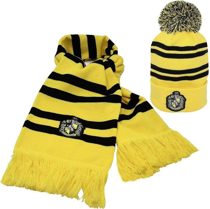 Immagine prodotto Set Cappello e Sciarpa Hufflepuff Adulto Unisex