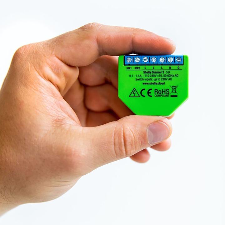 Actual product image Shelly Dimmer 2 (Dimming actuator)