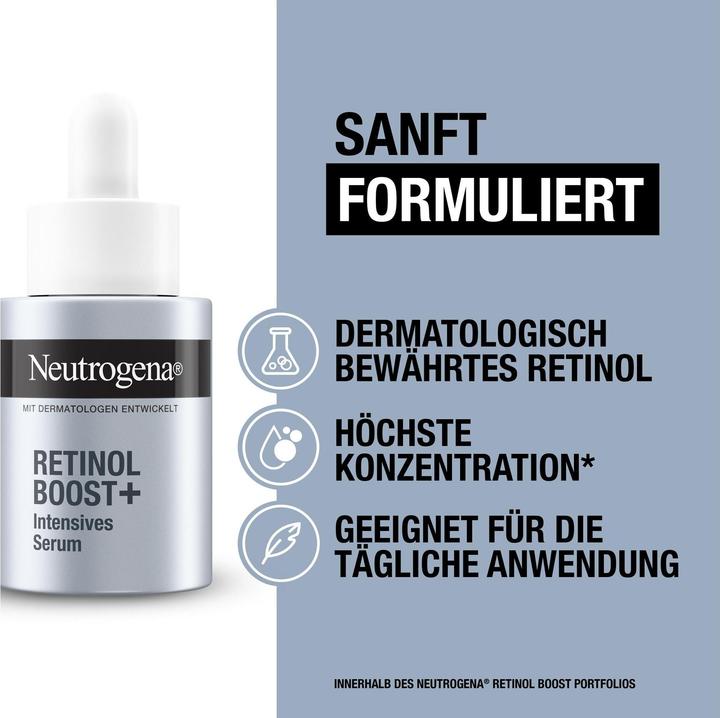Actual product image Neutrogena Retinol Boost+ Intensive Night Serum (30 ml)