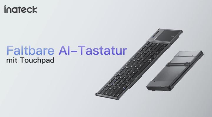 Actual product image Inateck Keyboard 06101 steel gray (KB06101 steel gray) (DE, Wireless)