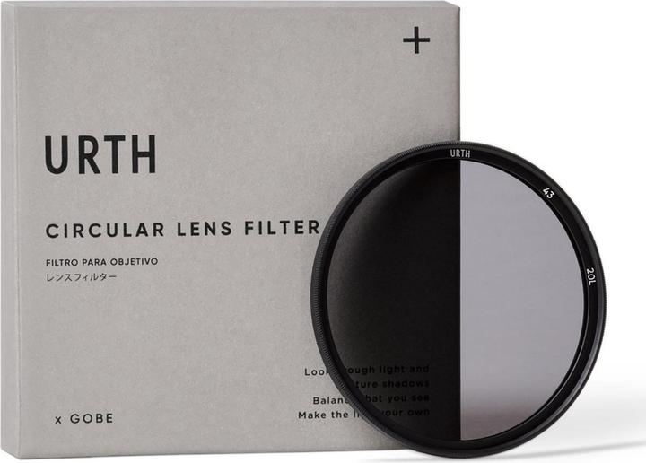 Productafbeelding Urth 43mm ND4 (2 stops) lensfilter (Plus+) (43 mm, ND / grijsfilter, 43 mm)