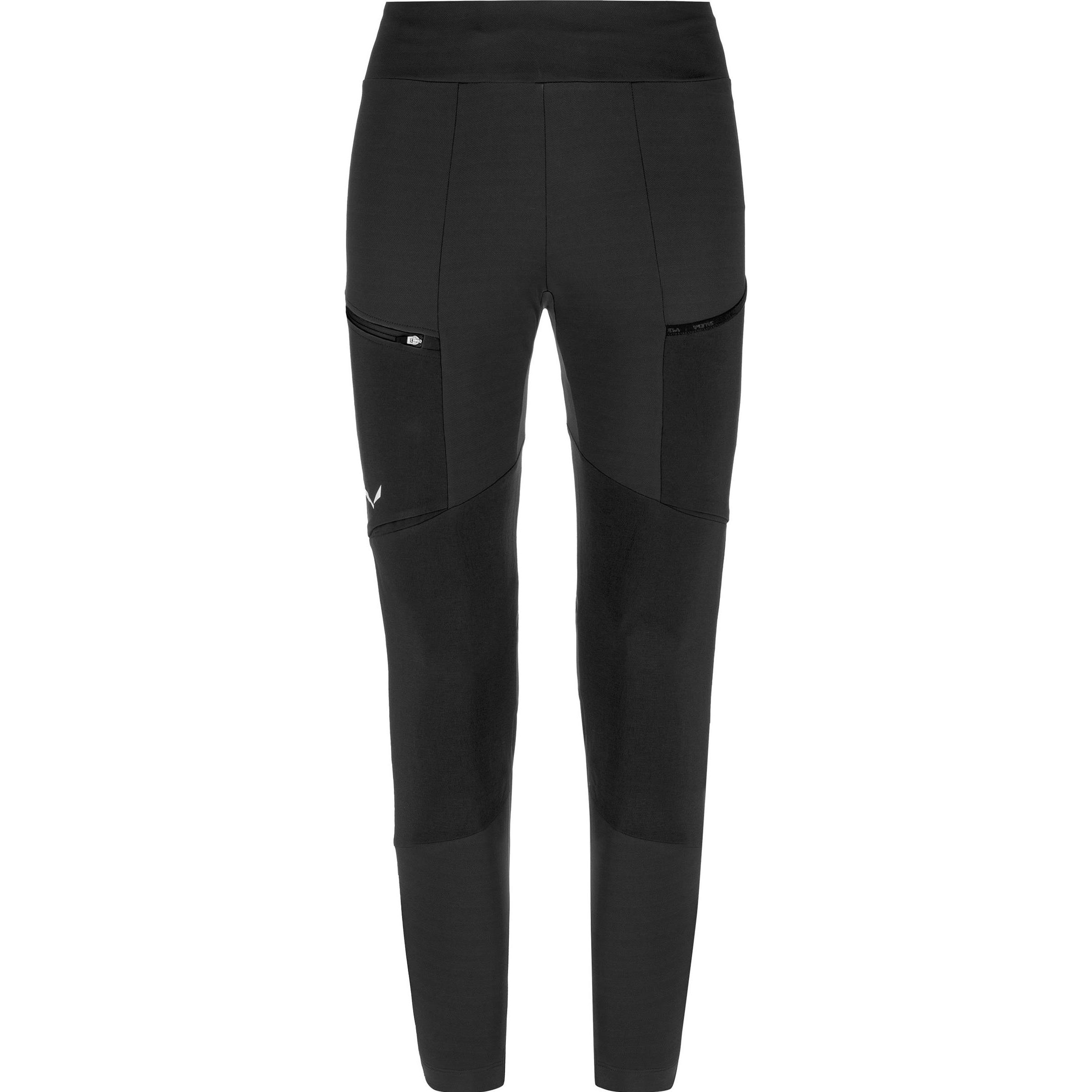 Salewa, Damen, Outdoorhose, Puez Dry'ton Responsive Cargo Leggings Da (42), Schwarz, 42