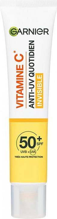 Immagine prodotto Garnier Fluido invisibile anti-macchie con vitamina C e protezione UV giornaliera SPF50+ (Crema solare, SPF 50+, 40 ml)