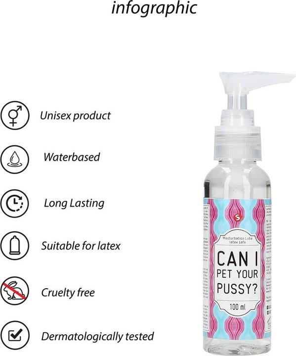 Produktbild Shots Masturbation Lube - Can I Pet Your Pussy? - 100 ml (100 ml)