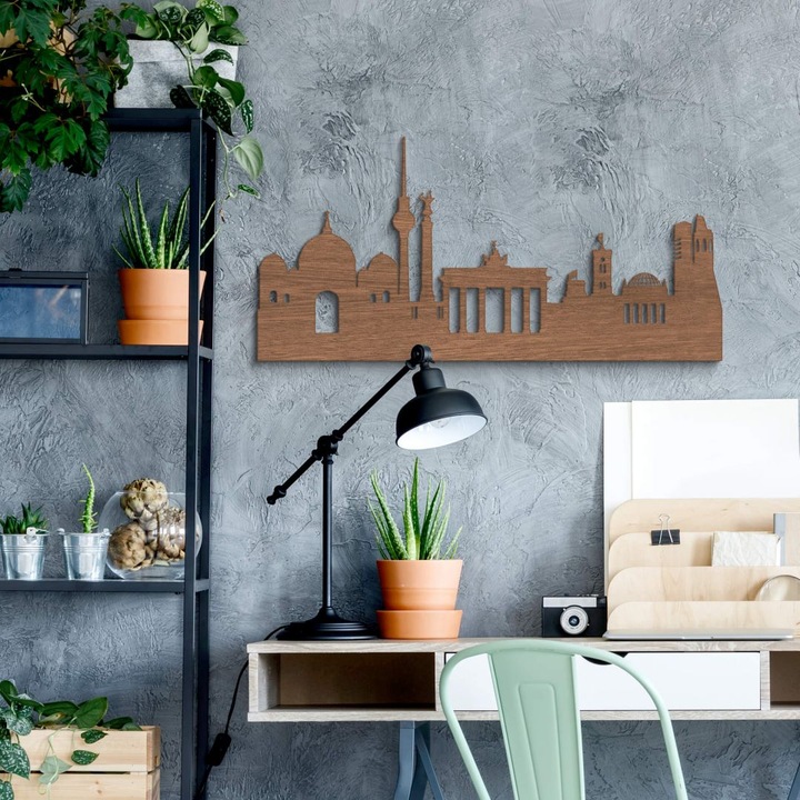 Produktbild Trenddeko Skyline Berlin (50 x 24 cm)