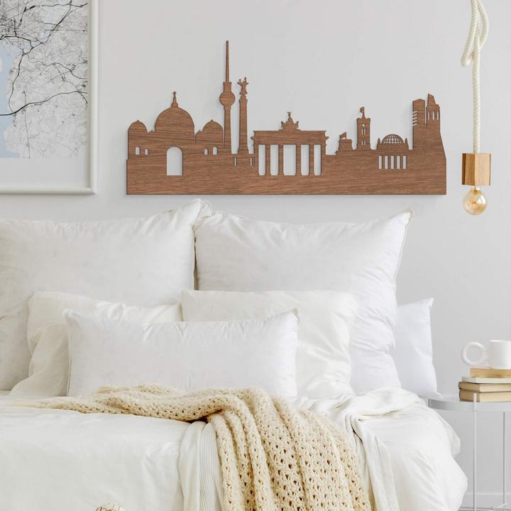 Produktbild Trenddeko Skyline Berlin (70 x 34 cm)