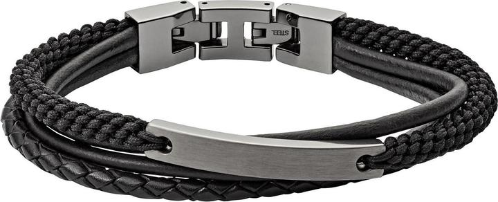 Fossil vintage casual (21 cm, Acciaio inossidabile, Cuoio)