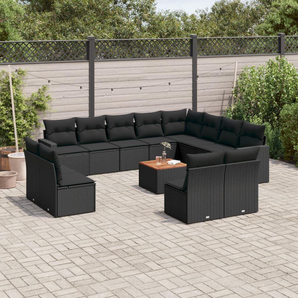 Thumbnail - VidaXL, Gartenlounge, 10-tlg. Garten-Lounge-Set mit Kissen