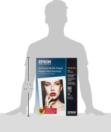Image du produit Epson Tapis d'archives (189 g/m², A3, 50 pcs)