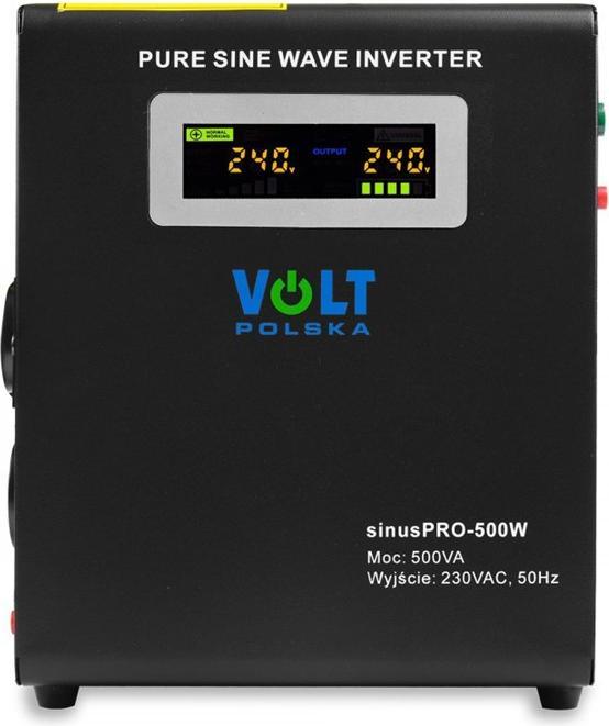 Image du produit Volt Polska SINUS D'URGENCE PRO 500 W 12/230V (500 VA, 300 W, Standby Onduleur)