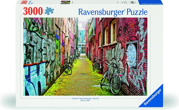 Ravensburger Puzzle 12000807 - Street Art in Amsterdam - 3000 pieces jigsaw puzzle for adults 14+ (3000 pieces)