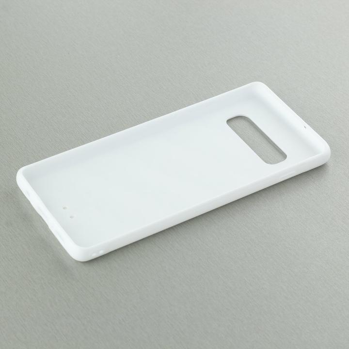 Actual product image PhoneLook Cover silicone white Marble 01 (Samsung Galaxy S10+)