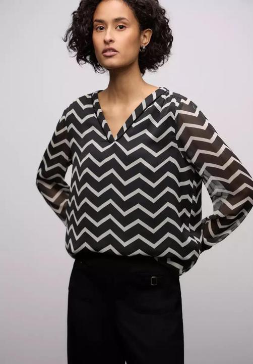 Immagine prodotto Cecil Blusa tunica in chiffon con velour donna (38)