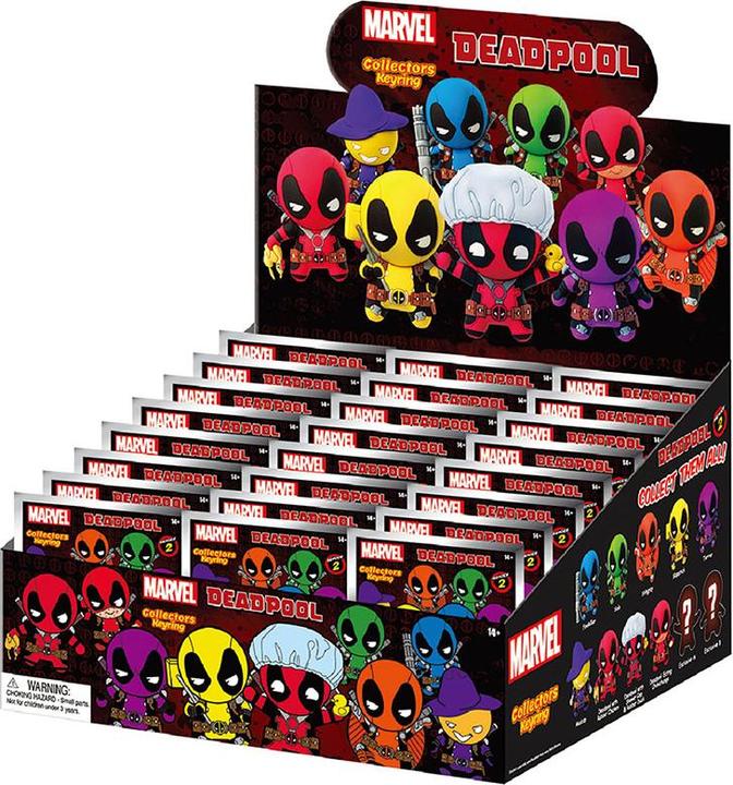 Monogram Portachiavi Clip Deadpool Serie 2 Display 24pz