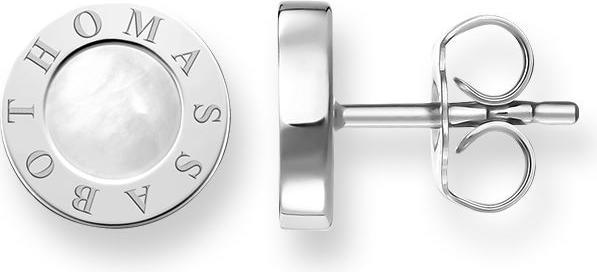 Thomas Sabo Ohrstecker Classic Weiss (Silber)